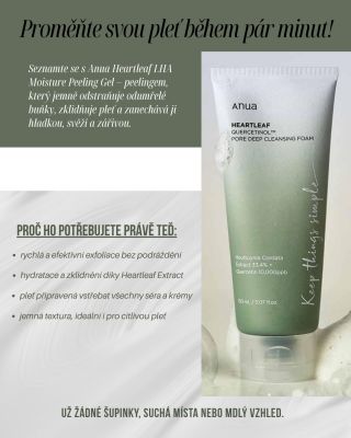 Z mdlého vzhledu na hedvábně jemnou a rozzářenou pleť – během okamžiku. 🌿Ideální peeling i pro citlivou pleť – žádné...