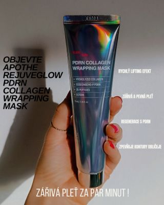 ✨ Zářivá pleť za pár minut! ✨ Objevte APOTHE RejuveGlow PDRN Collagen Wrapping Mask – omlazující kolagenová liftingová...