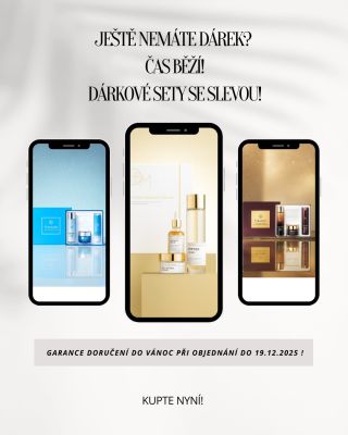 🎄 Každý dárek má svůj příběh. Naše dárkové sety spojují luxusní péči a praktické balení, které zaručí úsměv na tváři...