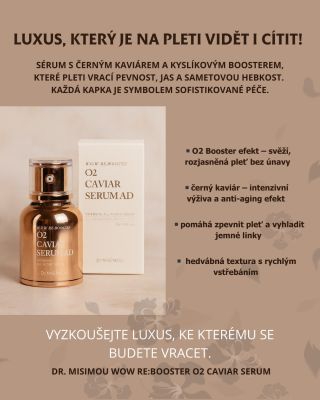 Když pleť potřebuje víc než jen hydrataci. Prémiová péče s černým kaviárem pro viditelně krásnější pleť. 💎 ✨ Objevte ho...